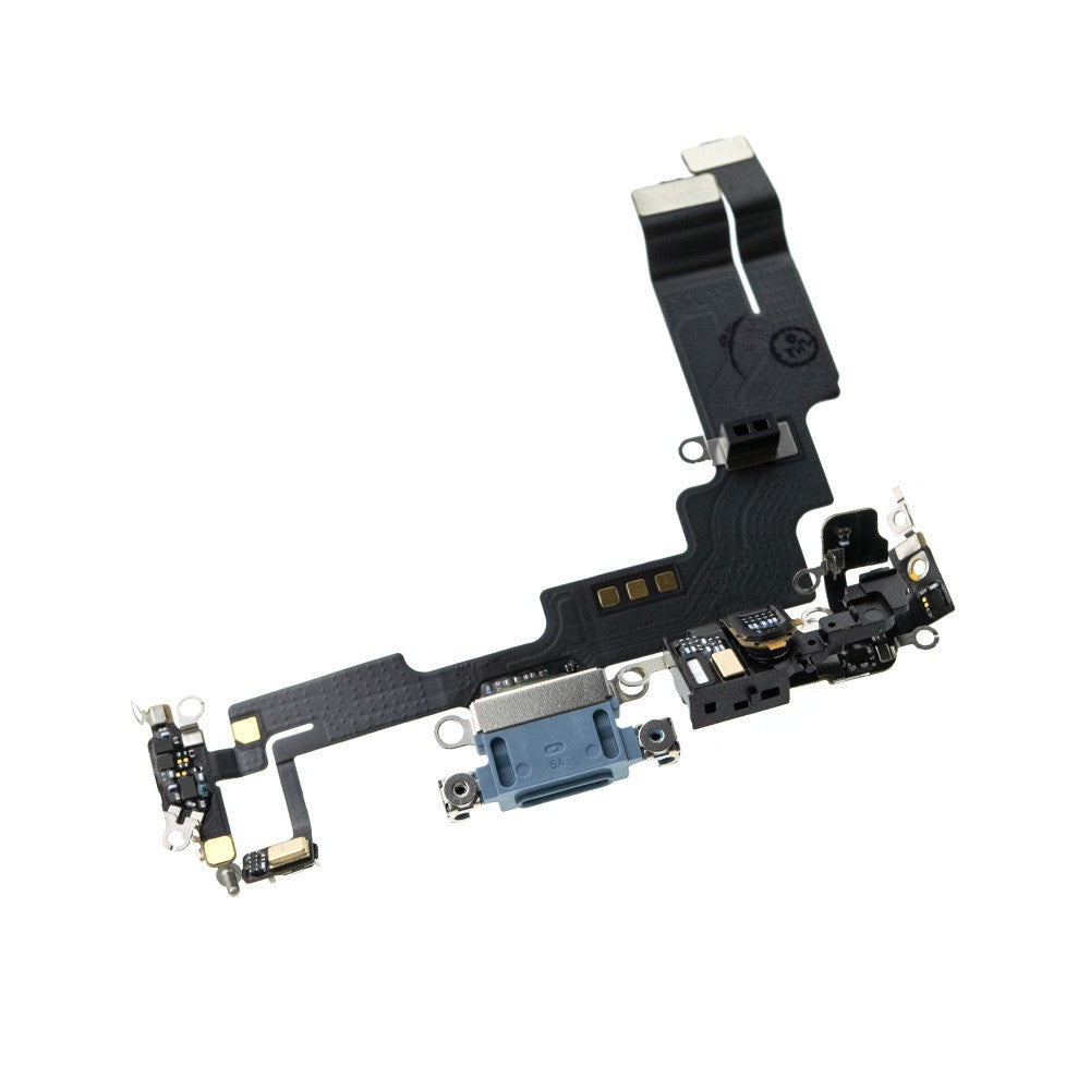 Charging Port for iPhone 14 (Purple)-Blue Charging Port for iPhone 14 (Purple)-Blue
